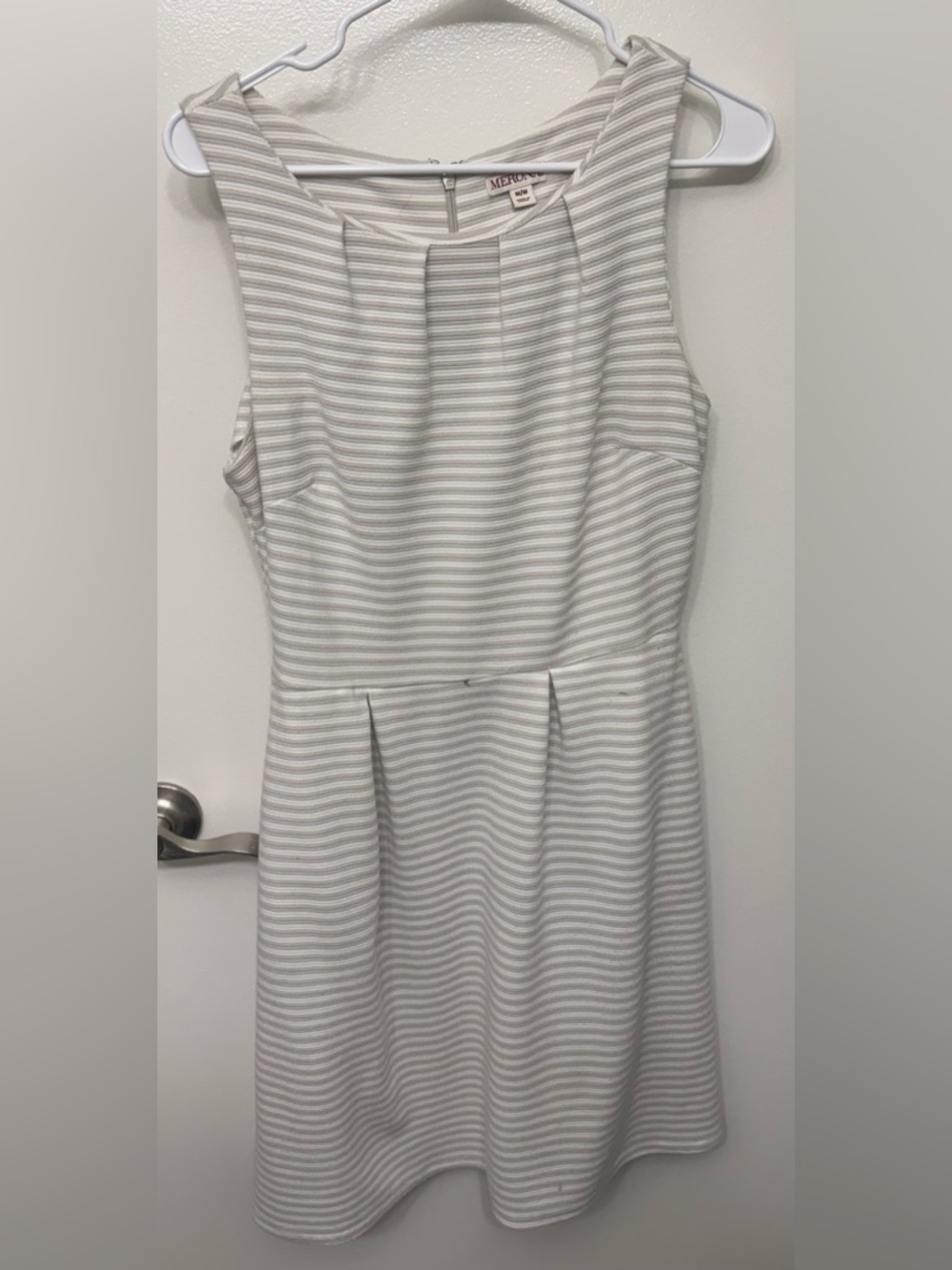 Merona Striped Sleeveless A-Line Dress | Classic Casual Summer Dress